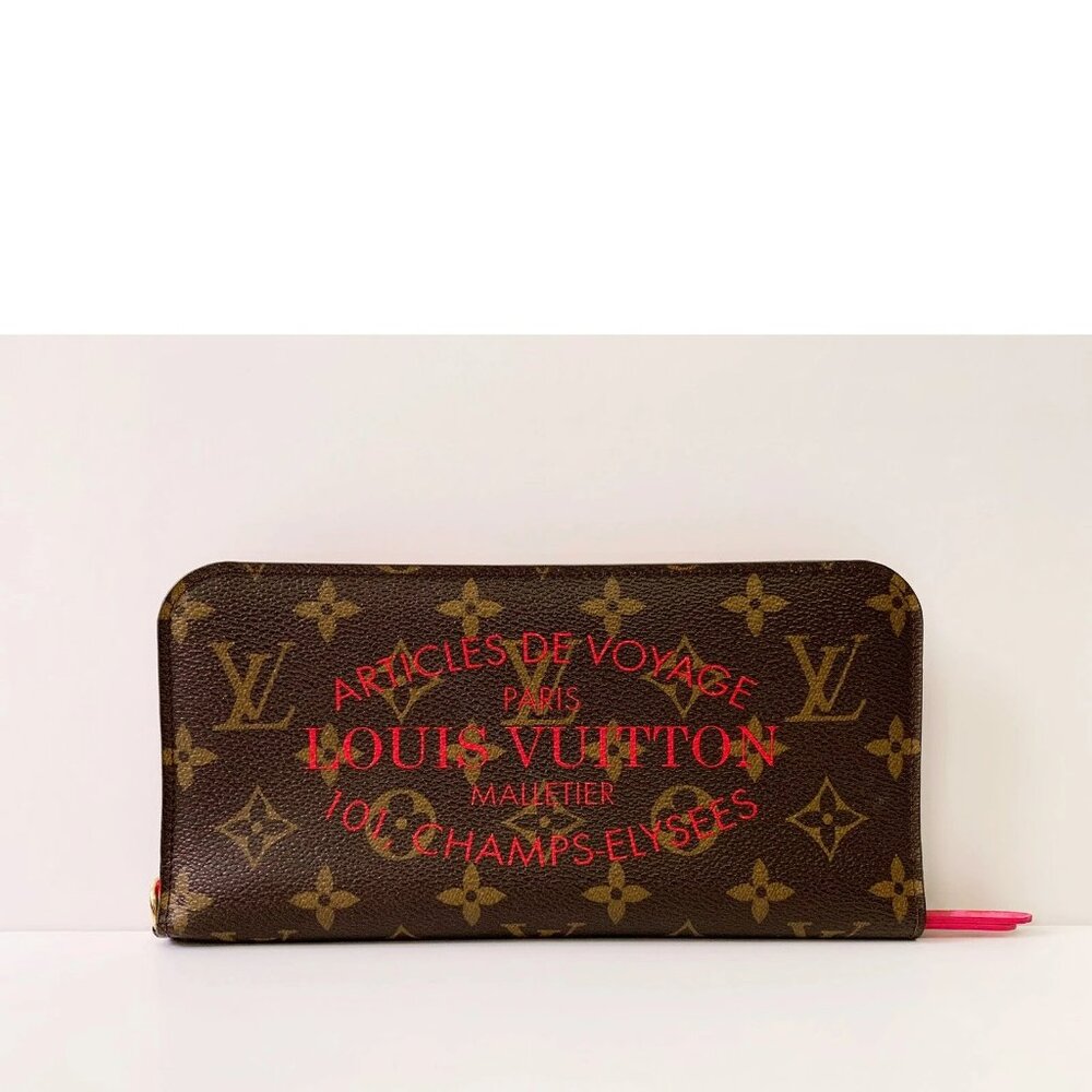 Louis Vuitton limited edition zippy wallet Insolite Wallet IKAT Indian Rose